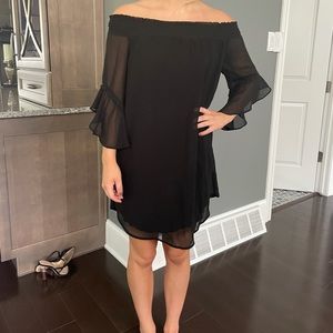 Black flowy dress
